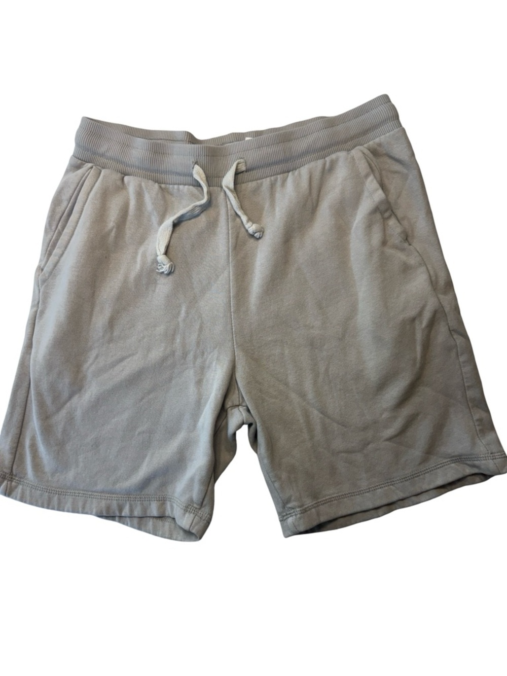 Free Planet Men's Athletic Drawstring Shorts - Pale Gray